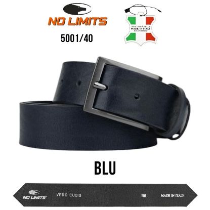 Immagine di CINTURA UOMO NOLIMITS H.4cm BLU 1pz SCATOLA REGALO