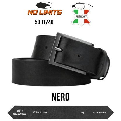 Immagine di CINTURA UOMO NOLIMITS H.4cm NERO 1pz SCATOLA REGALO