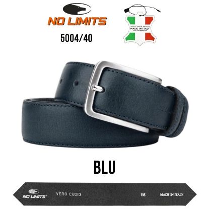 Immagine di CINTURA UOMO NOLIMITS H.4cm BLU 1pz SCATOLA REGALO