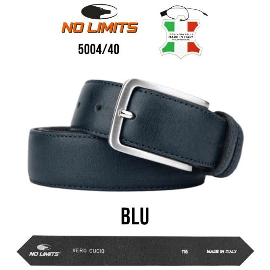 Immagine di CINTURA UOMO NOLIMITS H.4cm BLU 1pz SCATOLA REGALO