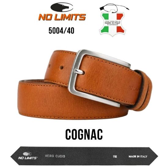Picture of CINTURA UOMO NOLIMITS H.4cm COGNAC 1pz SCATOLA REGALO