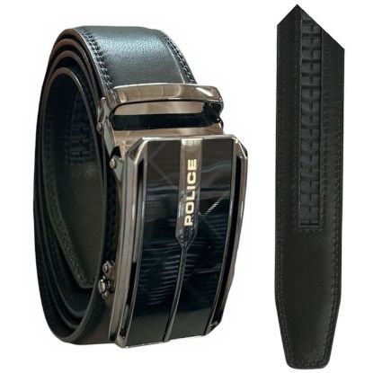 Immagine di CINTURA UOMO POLICE H.3,5cm NERO 1pz SCATOLA REGALO