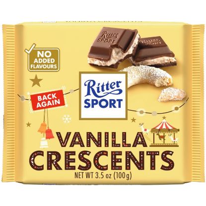 Picture of RITTER TAVOLETTE 12pz 100gr WINTER VANIL CRESCENTS