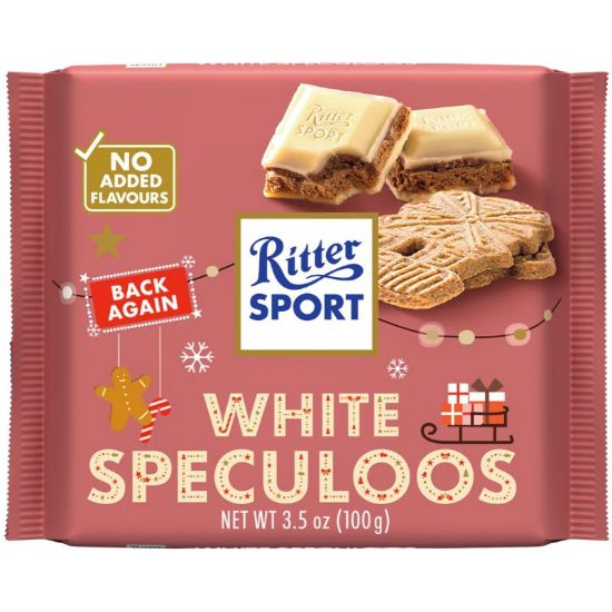 Picture of RITTER TAVOLETTE 11pz 100gr WINTER WHITE SPECULOOS