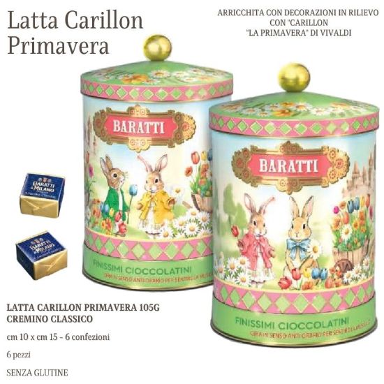 Immagine di BARATTI&MILANO EXPO LATTA CARILLON 6pz 105gr - SAN VALENTINO 2027