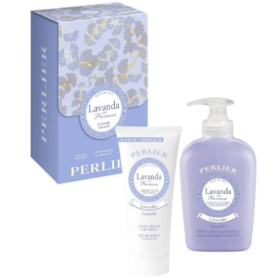 Immagine di COFANETTO PERLIER  SAP LIQ 300+CR MANI 100 LAVANDA