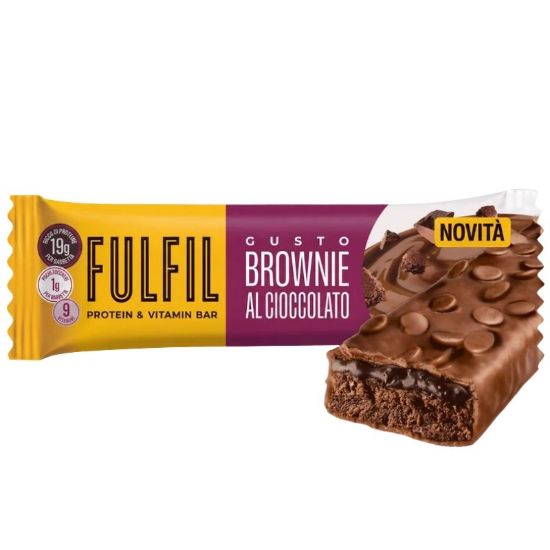 Immagine di BARRETTA PROTEICA FULFIL 15pz 55gr BROWNIE CIOCCOLATO