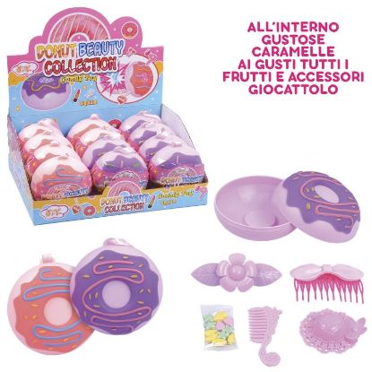 Picture of CARAMELLE TOYS 12pz CANDY TOYS DONUTS BEAUTY