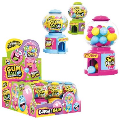 Picture of CARAMELLE TOYS 12pz JOHNY BEE GUM BALL MACHINE 30g