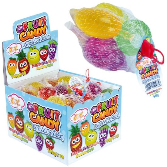 Picture of CARAMELLE TOYS 18pz JOYGUM SPLASH FRUIT 140g (RETE 4 PEZZI)